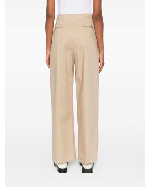 Mark Kenly Domino Tan Natural Hose mit Bundfalten