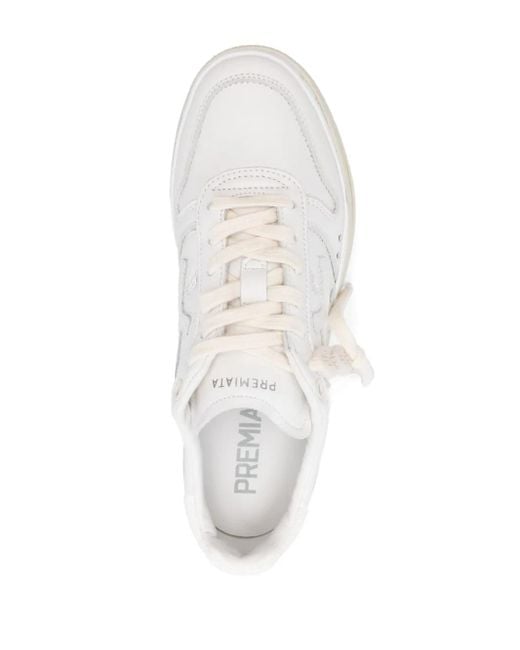 Premiata White Micol Shoes