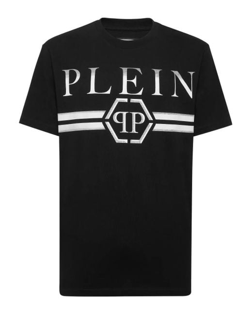 Philipp Plein T-Shirt mit Logo-Print in Black für Herren