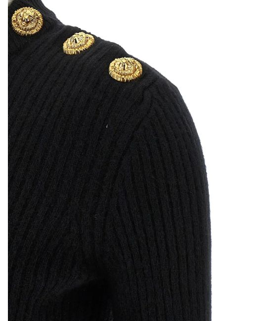 Balmain Black Sweaters