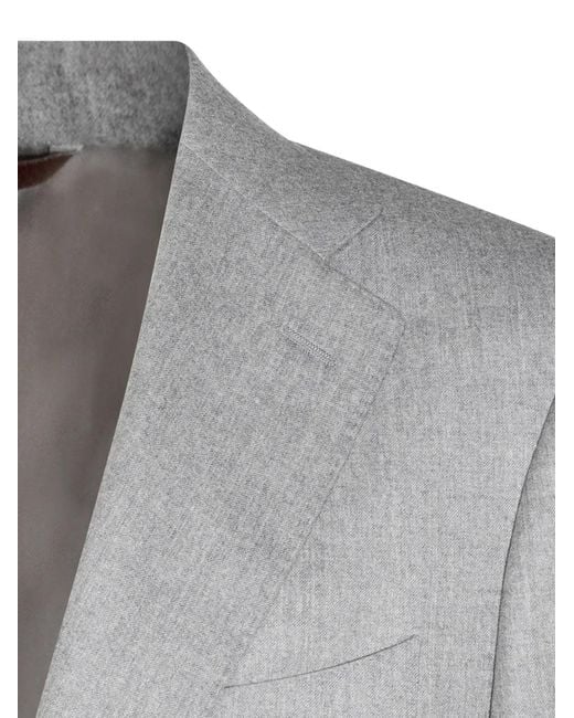 Canali Gray Wool Two-Piece Suit for men