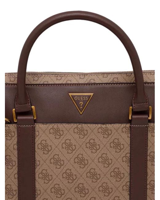 Guess Brown Vezzola Laptop Bag for men