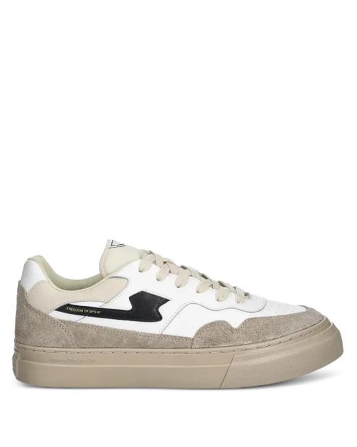 Stepney Workers Club White Pearl S-Strike Panel Sneakers