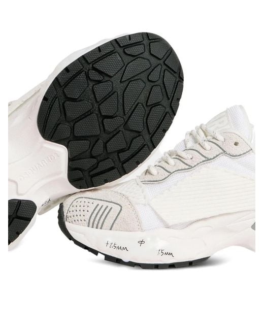 DSquared² White Faster Sneakers for men