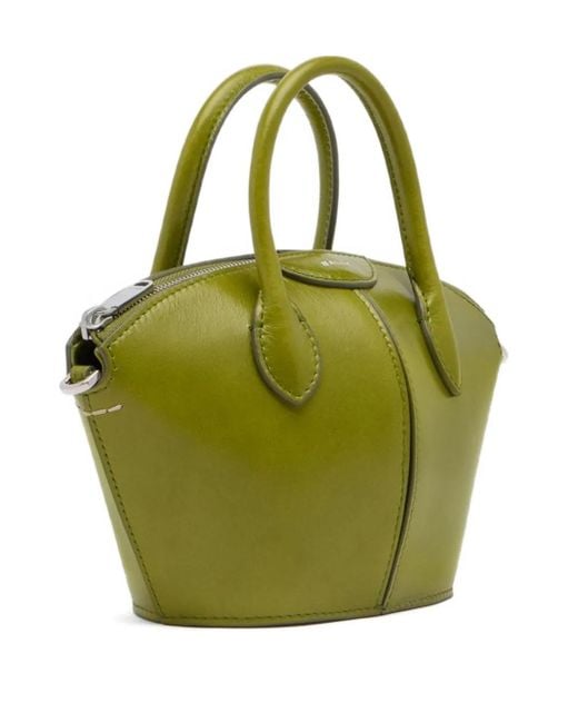 Bally Green Belle Tubular-handles Mini Bag