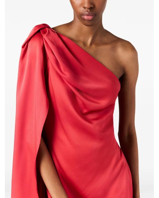 Stella McCartney Red One-Shoulder Dress