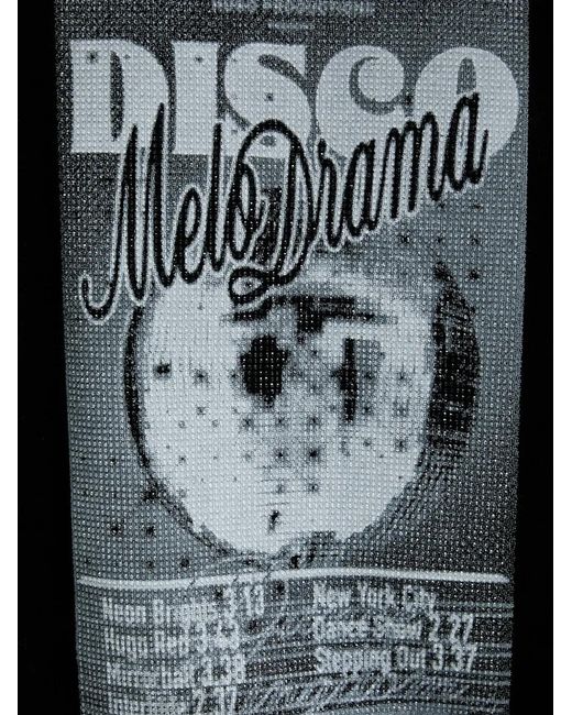 Sudadera con capucha y estampado gráfico HUGO de color Black