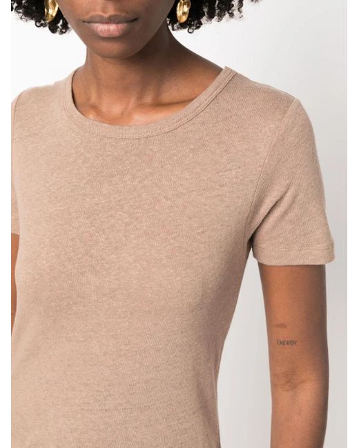 Each x Other Pink Round Neck T-Shirt