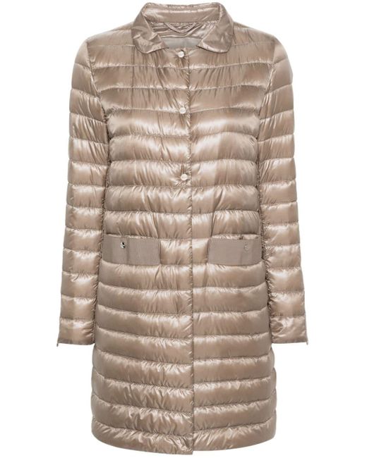 Herno Natural Quilted Padded Coat