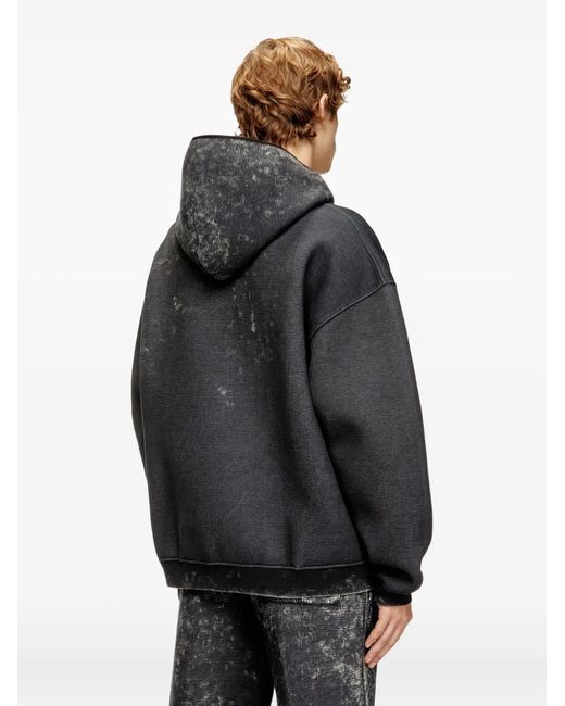 DIESEL Gray S-Boxt Hoodie for men