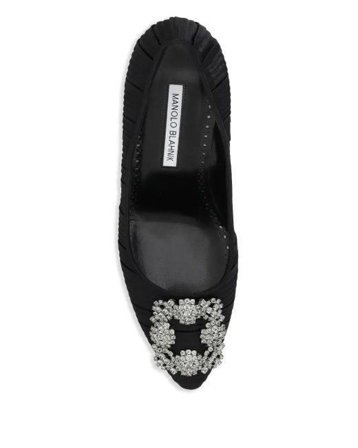 Manolo Blahnik Black 70Mm Hangisi Pumps