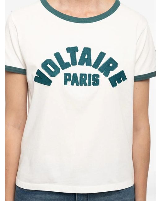 Zadig & Voltaire White Alys T-Shirt
