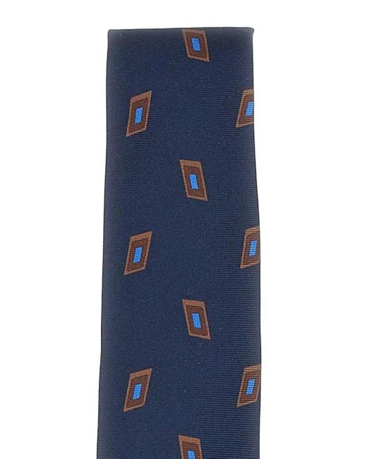 Cravatta di Barba Napoli in Blue da Uomo