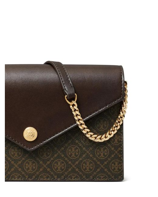 Tory Burch Brown T Monogram Mini-Tasche
