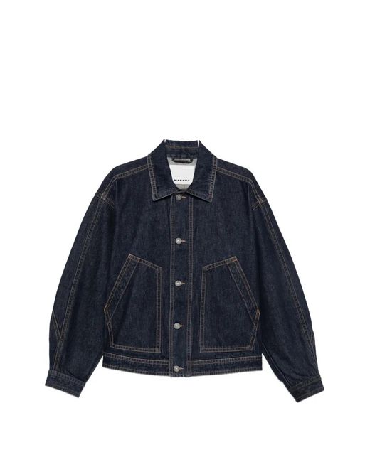 Isabel Marant Blue Jorest Denim Jacket for men