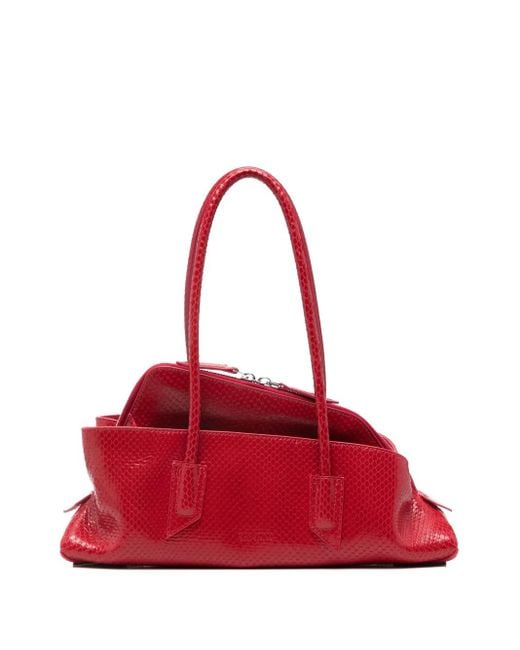 The Attico La Passeggiata ハンドバッグ S Red