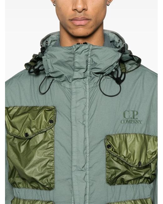 C P Company Green Goggle Jacket for men