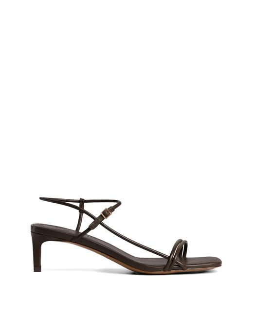 12 STOREEZ White Strappy Leather Sandals