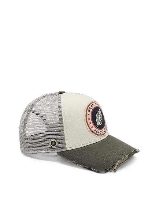 Sweet Pants Gray Home Run Logo-Patch Cap