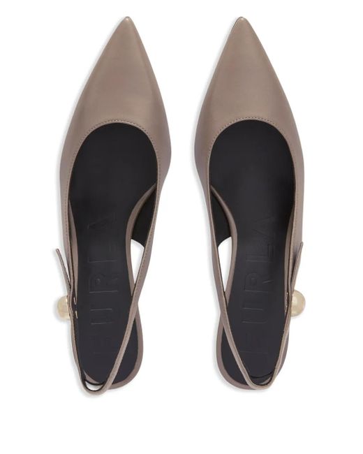 Furla White Leather Pumps