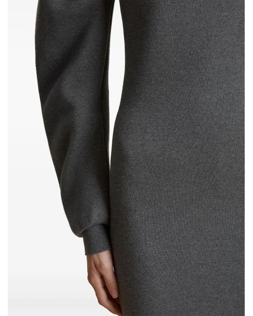 Khaite Gray The Storm Maxi Dress