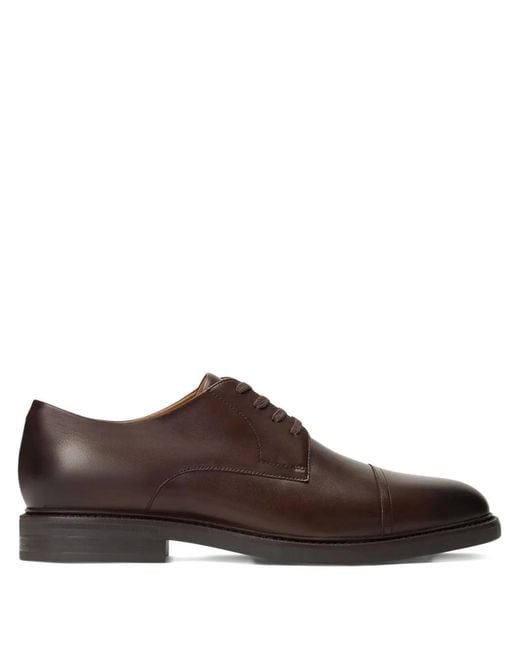 Derbies En Cuir Polo Ralph Lauren pour homme en coloris Brown