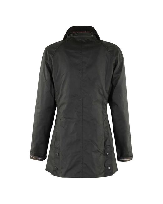 Barbour Black Beadnell Waxed Jacket