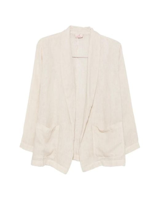 Deha White Open-Front Blazer
