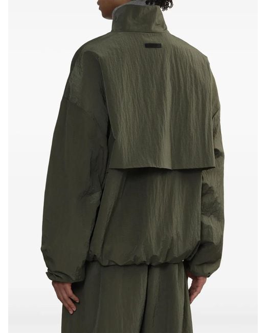 Fear Of God Green Logo-Patch Sweatshirt for men