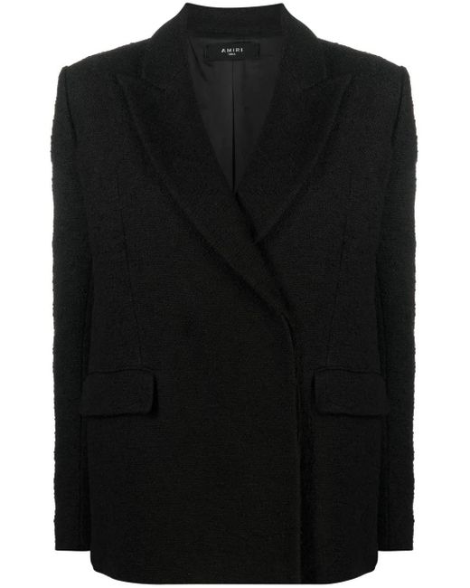 Amiri Black Single-Breasted Blazer