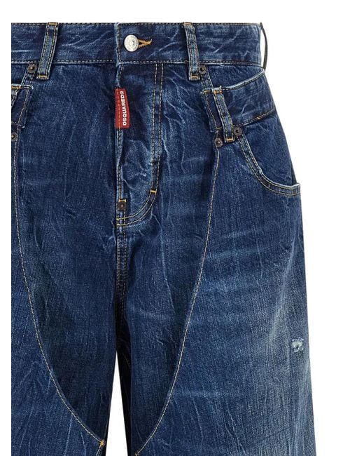 DSquared² Blue X Bettter Distressed Jeans