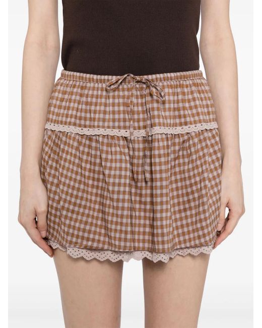 Reformation Tavia スカート Natural