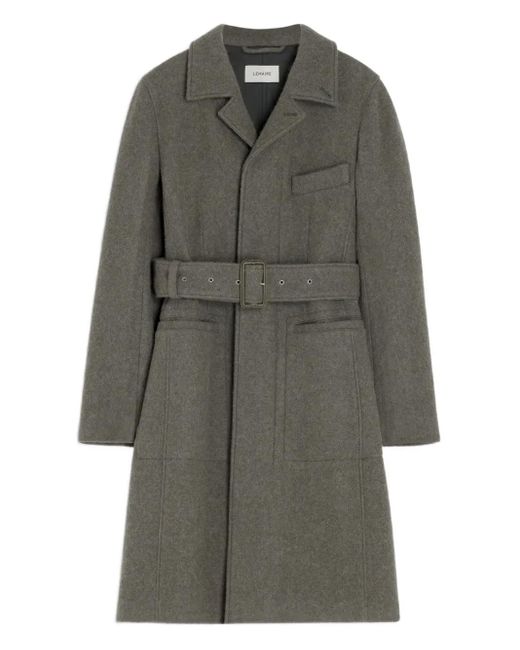 Lemaire Mantel Met Ceintuur in het Gray