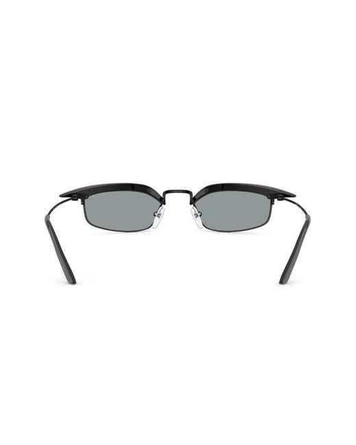 Prada Brown Geometric-Frame Sunglasses