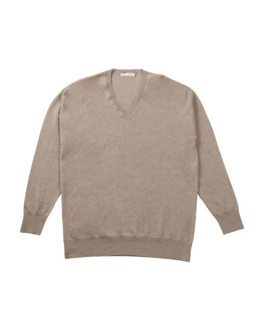 The Row V Neck Sweatshirt Gray
