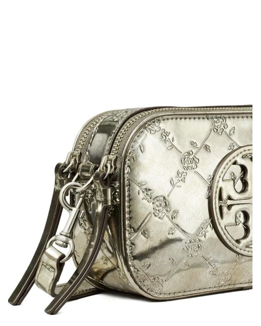 Tory Burch Gray Mini Miller Cross Body Bag