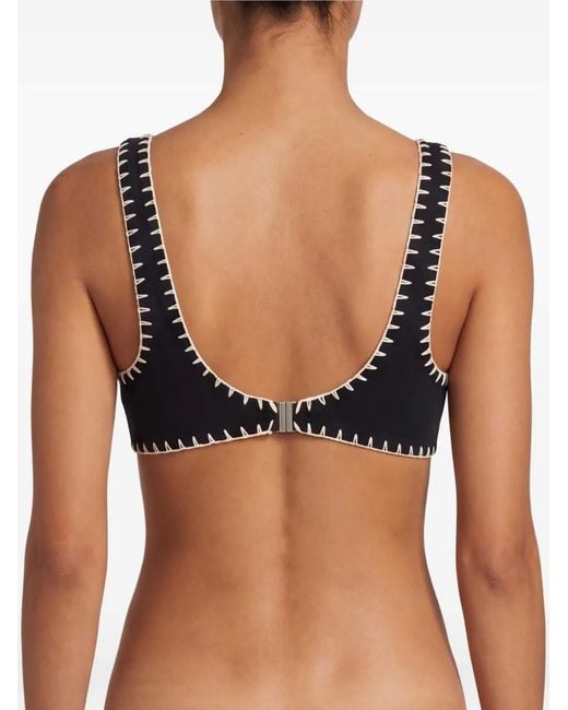 Nanushka Malti Bikinitop in het Black