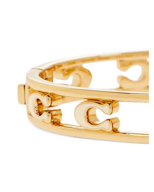 Pulsera Con Logo COACH de color Metallic