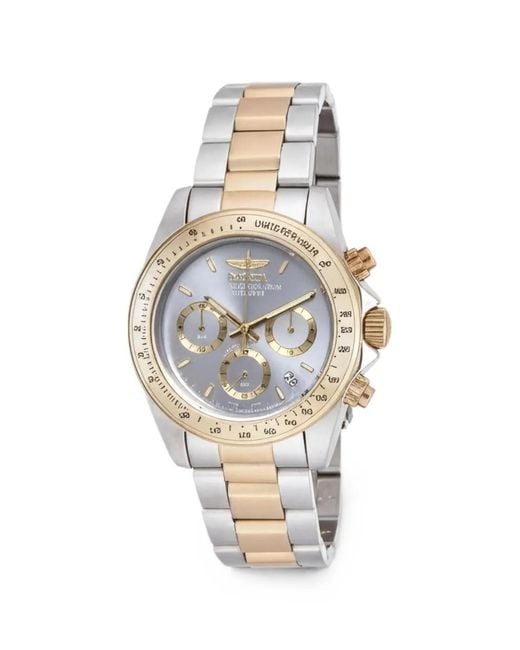 INVICTA WATCH White Speedway 40Mm Watch for men