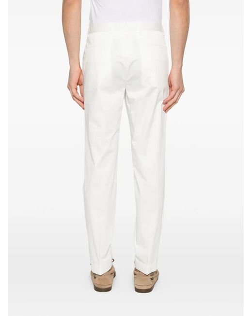 Barba Napoli White Pantalon Napoli for men