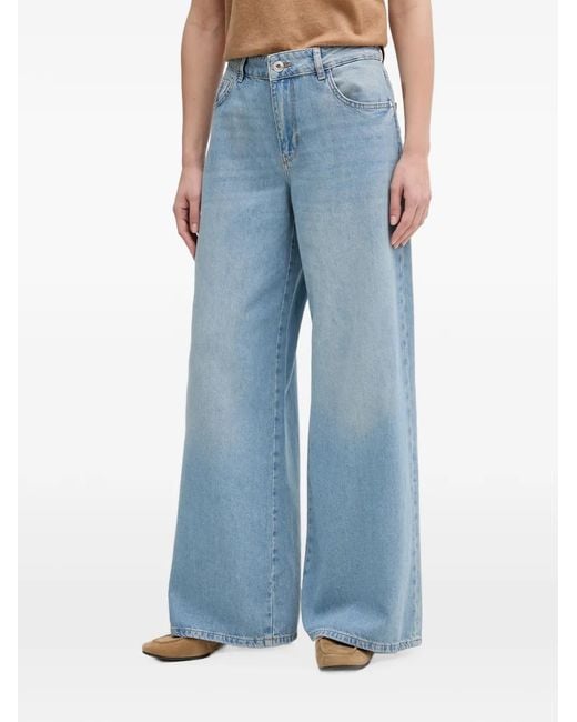 Mos Mosh Blue Mmnorlan Esma Wide-Leg Jeans
