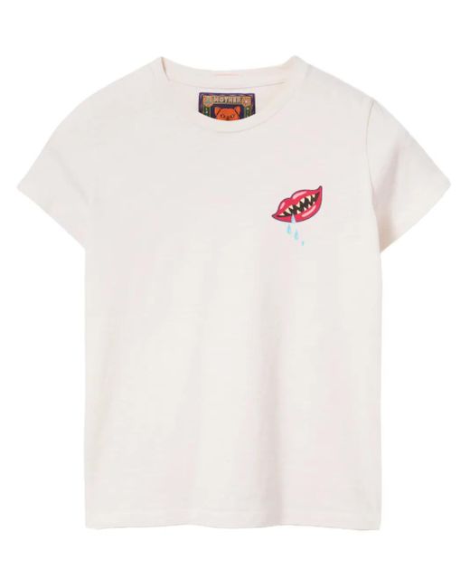 LaDoubleJ White X Mother The Sinful T-Shirt