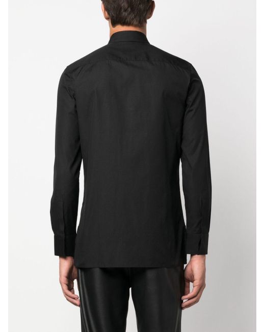 メンズ Givenchy ポインテッドカラー シャツ Black