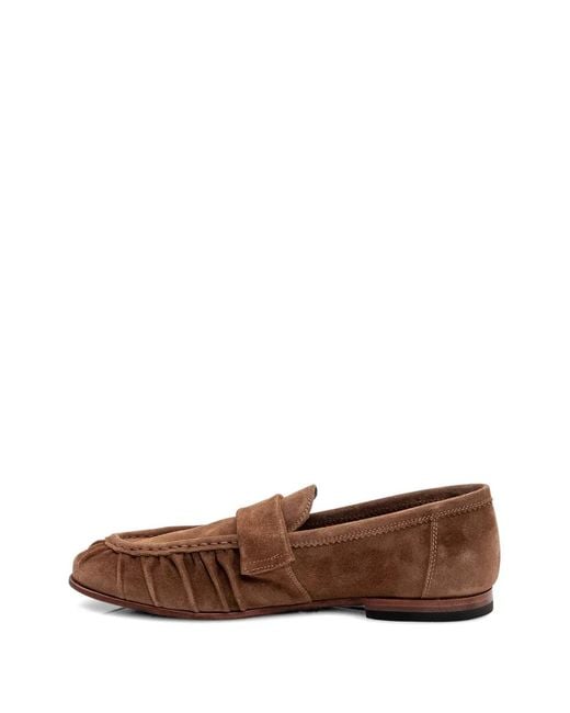 STURLINI FIRENZE Brown Round-Toe Loafers for men