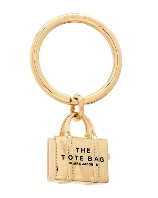 Marc Jacobs Metallic The Tote Bag Keyring