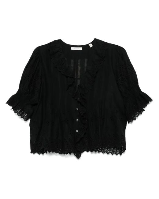 Doen Black Henri Blouse