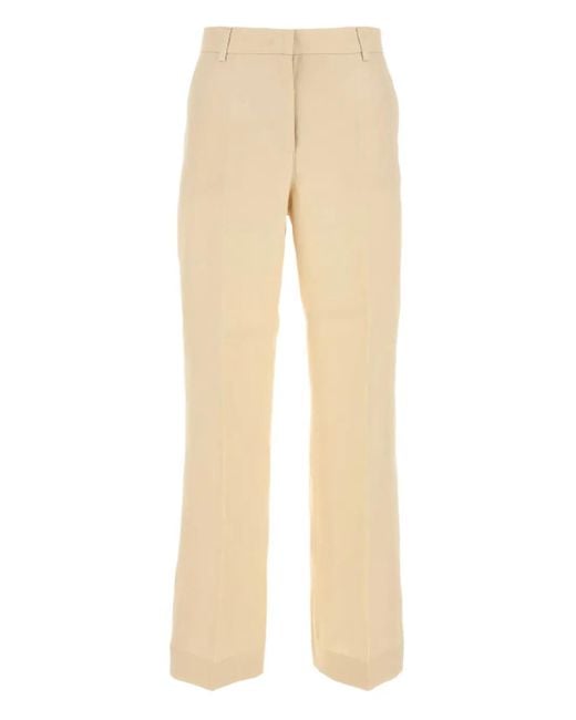 Weekend by Maxmara Natural Tailored Straight-Leg Trousers