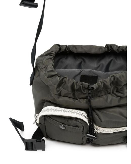Sacai White Multi-Pocket Cross Body Bag