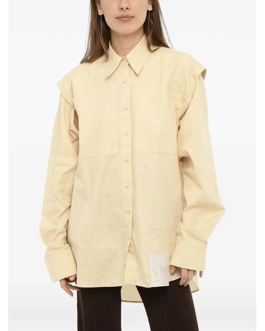 Ramael Natural Patch-Detail Shirt