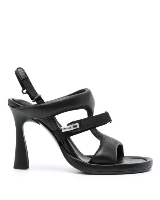 Sandales en cuir 95 mm Premiata en coloris Black
